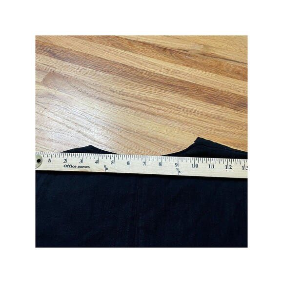 Lulus Summer Journey Women's Dress Midi Sheath TieFront Cutout Side Slit S Black - Picture 7 of 11